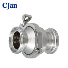 Food Grade Threaded Spring Check Ventil