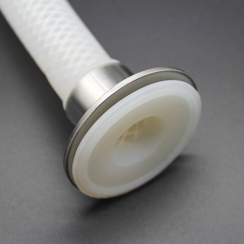 CJFLEX Platinausgehärteter Silikonschlauch mit Tri-Clamp-Auskleidungsmontage