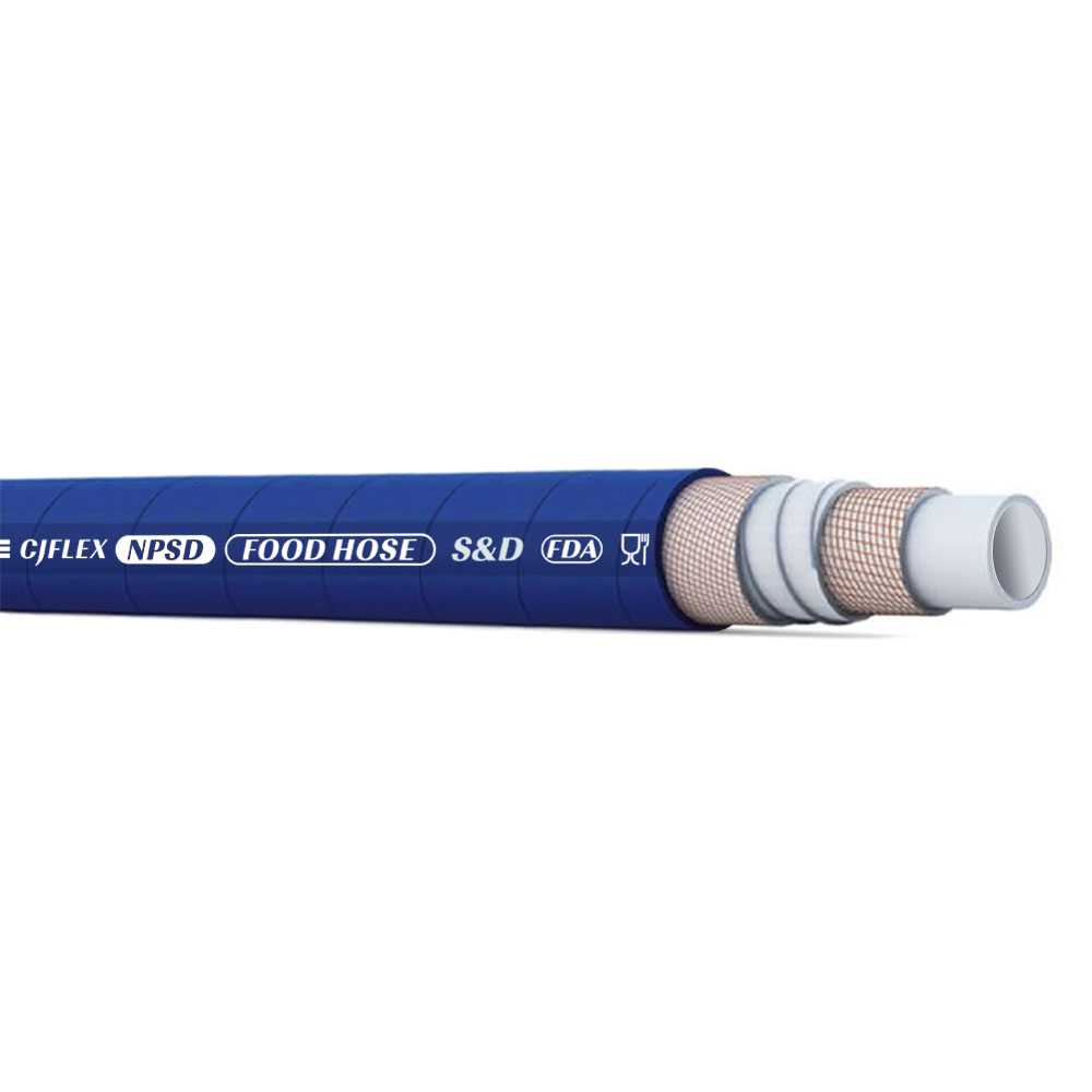 TYP NPSD - Food Grade Anti-Crushing Gummischlauch